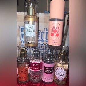 Bath & body works travel mists bundle x6 new